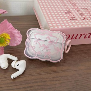 Bonita funda con lazo rosa para <span class=keywords><strong>Airpods1</strong></span> protectora para Airpods Pro Pro2, funda para auriculares inalámbricos con Bluetooth de dibujos animados para Airpods 2 3 4 - Product Image 3