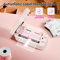 Offre Spéciale – Imprimante Thermique Portable 4x6 USB+BT pour Étiquettes d'Expédition (Noir, Blanc, Rose) – Idéale pour la Logistique d'Entrepôt
