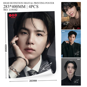 ชุดโปสเตอร์เสียงประกอบสี่ชิ้นสำหรับอัลบั้มอาริรัง |   ของขวัญของเหล่าคนดัง เช่น จิน ซูก้า จีมิน เจโฮป อาร์เอ็ม วี เจเค สำหรับแฟนคลับ - Product Image 4