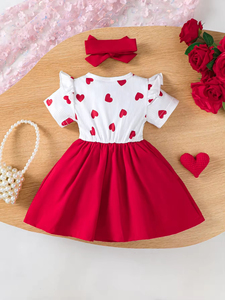 <span class=keywords><strong>Vestito</strong></span> per <span class=keywords><strong>Bambina</strong></span> Catpapa, Vendita Calda, Motivo a Pois con Fiocco, Pullover Carino a Coste, <span class=keywords><strong>Manica</strong></span> <span class=keywords><strong>Lunga</strong></span> Semplice - Product Image 2