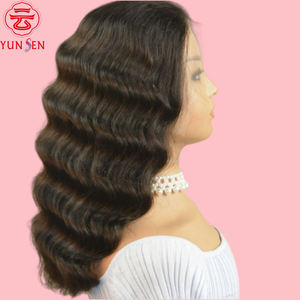 Cheveux humains vierges chinois Remy 100% naturels, perruque Lace Front 4x4, ondulation Water Wave pour femmes - Product Image 3
