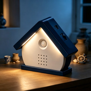 Máquina de <span class=keywords><strong>Sonido</strong></span> de Olas del Océano con Ruido Blanco Mediterráneo, Sensor PIR, Luz Nocturna LED, Ayuda para Dormir para Bebés, Sonidos de <span class=keywords><strong>Gaviotas</strong></span>, Personalizable OEM - Product Image 2