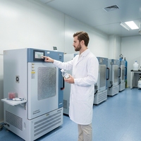 Incubadora de Temperatura Constante de Sobremesa con Agitación para Laboratorio Médico, Microbiología y Bioquímica
