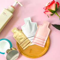 Sachets en plastique en aluminium de forme unique, thermoscellables, pour cosmétiques, boissons, jus, emballage liquide
