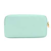 Urijk — sac cosmétique en Nylon personnalisé pour demoiselle d'honneur, petite pochette en Nylon doré avec fermeture à glissière avec lettres scintillantes