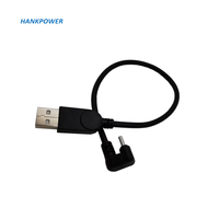 U — USB Type C mâle vers USB femelle, Angle de 180 degrés, téléphone portable externe, souris, clavier, données, OTG