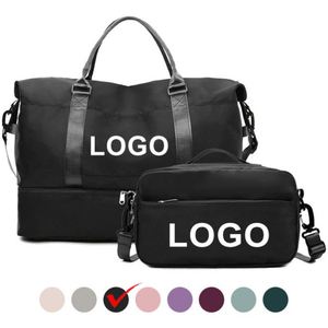 Promotional Custom Duffel With Logo Luxury Waterproof Crossbody for Women Large-Capacity Travel Sports Luggage Bag - Product Image 1