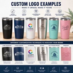 Custom logo Printed Personalized Holiday Promotion Event Gifts Water <b>Bottle</b> Insulated Travel <b>Coffee</b> Mug Stainless Steel Tumbler - Product Image 6