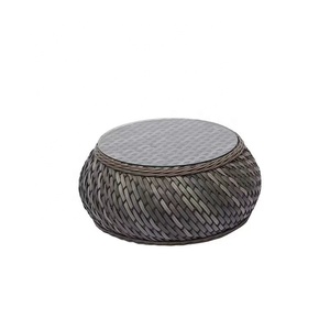 Modern Outdoor Furniture Woven Rope/Rattan Coffee Table Patio Hotel <b>Corner</b> Balcony Luxury Aluminium Garden Sets - Product Image 3