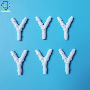JU Y Type Tee Connector <b>PP</b> Plastic Transparent 1.6-12.7mm Flexible Tubing Adapter For Rubber Hose Connection - Product Image 4