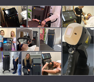 Machine à laser froid d'électrolyse biologique 755 nm, machine d'épilation au laser pour les aisselles, laser à glace debout, stationnaire 4000 W - Product Image 5