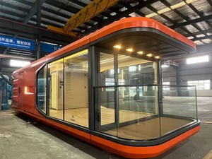 Hotel Casas Cápsula espacial Nave espacial Prefabricada Otro contenedor moderno prefabricado <span class=keywords><strong>Casa</strong></span> <span class=keywords><strong>de</strong></span> cápsula espacial - Product Image 2