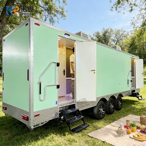 Remorque de toilettes mobiles <span class=keywords><strong>avec</strong></span> <span class=keywords><strong>douche</strong></span>, remorque de toilettes portables pour mariage, fête, festival - Product Image 1