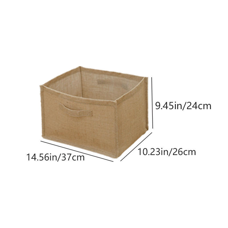 ตะกร้าใส่ของปอกระเจาขนาดกลาง