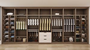 Armoires minimalistes en bois, meubles de chambre à coucher modernes haut de gamme, luxe léger, solutions de rangement intelligentes pour la maison et les villas - Product Image 2