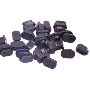 Высококачественные индивидуальные черные качественные кислотные и щелочностойкие резиновые детали силиконовая резиновая пробка