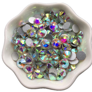 Pabrik Yantuo Grosir Kristal Rhinestone SS3-SS50 AB Flat Back Non Hot Fix Kaca untuk Natal, Potongan Mesin, 1 Kantong - Product Image 4