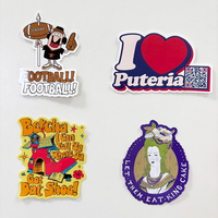 Autocollants ronds en vinyle PVC imperméables, résistants aux intempéries, autocollants adhésifs, logo de marque, découpe personnalisée, vente chaude