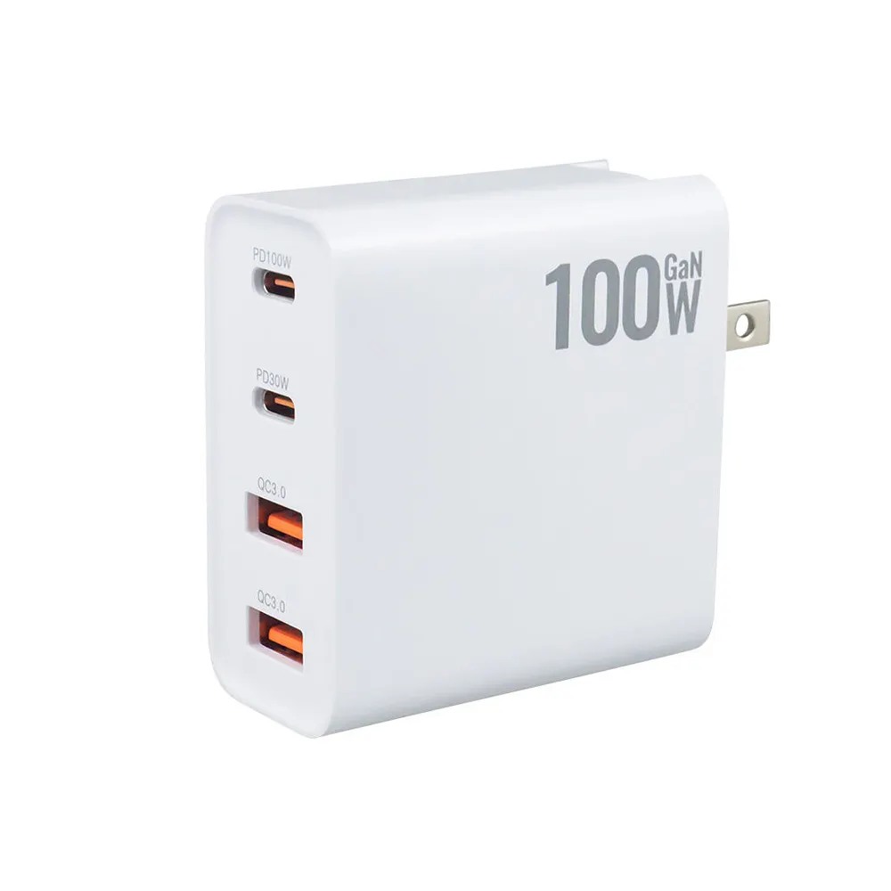 100W USB C Ladegerät PD USB Typ C Netzteil mit GaN Tech Schnell ladegerät für MacBook Pro/Air Laptops iPad iPhone 13 Pro max