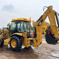 Traktor Loader Backhoe Roda 4WD Mesin Konstruksi dengan Sertifikat CE ISO, Dijual Harga Pabrik, Promo Hot Sale