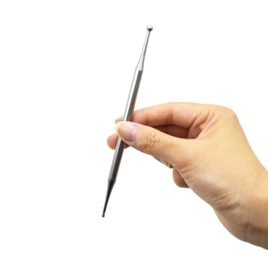 Penna per agopuntura in acciaio inossidabile a doppia testa testa sonda per il corpo riflessologia facciale strumento per la terapia di agopuntura dei tessuti profondi - Product Image 6