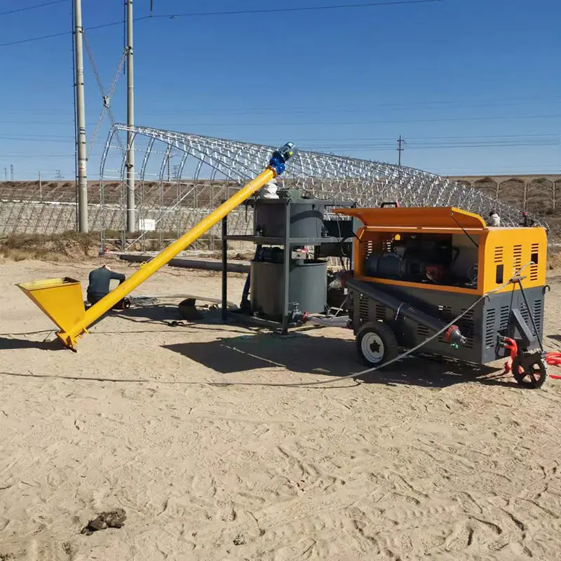 Lange Termijn Service Beton Schuim Generator Voor Lichtgewicht Betonnen Muur Maken