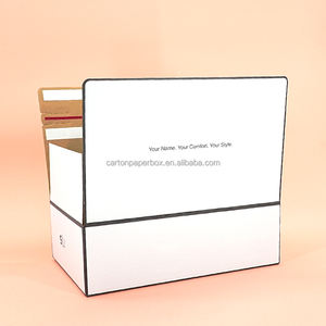 Scatola di spedizione con Logo personalizzato scatola di cartone ondulato autosigillante striscia di strappo contenitore regalo cosmetico - Product Image 2