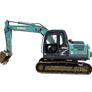 Excavatrice sur chenilles hydraulique d'occasion Kobelco SK140LC SK200 Geo Spec, 20 tonnes, avec godet de terrassement et pompe hydraulique - Product Image 1