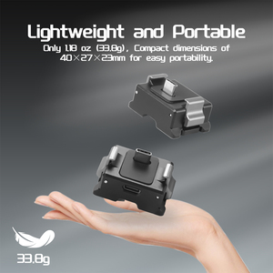 Charging Adapter Base,Aluminum Base <b>Bracket</b> for Pocket 3,1/4 Threaded Hole on the Bottom Charging Adapter Base - Product Image 4