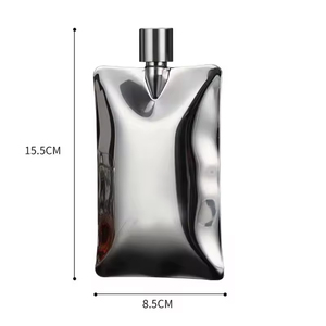 304 Stainless Steel Mini Square 6 oz Portable Wine <b>Bottle</b> Insulated Leak-Proof High Quality Eco-Friendly Durable Camping Pocket - Product Image 5