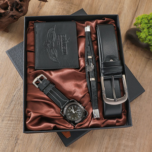 Set de Regalo Empresarial Premium con Logotipo Personalizado, 4 Piezas, Diseño de Águila, Combinación de Cartera, Reloj y Cinturón para Clientes VIP, Cumpleaños, Aniversario, Promoción - Product Image 2