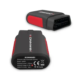 Konnwei KDIAG Mini OBD2 Scanner Outil de diagnostic Bluetooth Check Engine Scan Tool avec multi Reset Free OIL/SAS Battery match