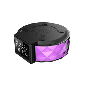 <span class=keywords><strong>Lampe</strong></span> de table à chargeur rapide sans fil 15W Design moderne écologique avec corps contemporain Base de l'ampoule E14 et fonctionnalité d'horloge - Product Image 6