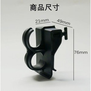 Motorcycle Storage Box <b>Hook</b> Universal <b>Plastic</b> Single <b>Hook</b> For Scooter 15-20kg Load Capacity Black - Product Image 4