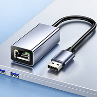 Convertisseur USB vers Ethernet en gros 10/100 Mbps, adaptateur LAN Plug & Play, dongle réseau sans pilote pour ordinateur portable, prix usine en gros