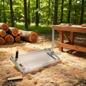 Aserradero Portátil de Cadena de 20 Pulgadas, Máquina Cortadora de Madera de Aluminio y Acero para Tablones, Estilo Horizontal - Product Image 2