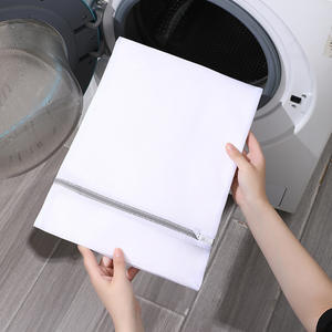 غسالة منزلية منظم ملابس مستطيل مربع اسطواني سحاب كيس غسيل للأحذية والملابس والملابس والملابس - Product Image 4