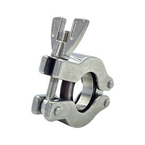 Kit de pinces à vide en acier inoxydable KF pour l'industrie des semi-conducteurs Installation rapide avec supports et joints toriques - Product Image 1