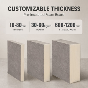 Panneaux GFI - Isolation écologique moderne 10-80 mm, mousse de <span class=keywords><strong>polyuréthane</strong></span> légère PIR PU, mousse rigide pour toiture, entrepôt, extérieur - Product Image 4