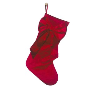 Chaussettes <span class=keywords><strong>de</strong></span> <span class=keywords><strong>Noël</strong></span> en velours <span class=keywords><strong>de</strong></span> 18 pouces avec un grand nœud, idéales pour accrocher aux cheminées, parfaites pour la décoration <span class=keywords><strong>de</strong></span> <span class=keywords><strong>Noël</strong></span> et des fêtes. - Product Image 5
