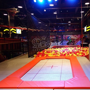 Trapoline carrée d'amusement commercial personnalisé de saut en hauteur <span class=keywords><strong>Trampoline</strong></span> de saut pour enfants et adultes à vendre - Product Image 3