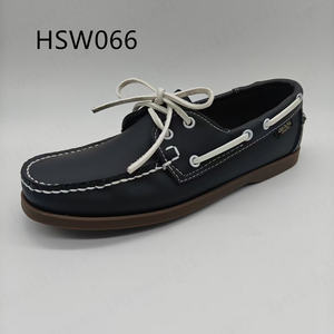 YWX, Zapatos Náuticos Azul Oscuro con Cordones, Elegantes y Resistentes, Estilo Urbano, Fabricados a Mano con Tela Vaquera, Zapatos Casuales Tipo Peas en Singapur HSW071 - Product Image 4