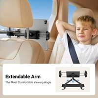 Support de tablette pour appuie-tête de voiture, support de tablette pour appuie-tête d'enfant, rotation à 360 degrés
