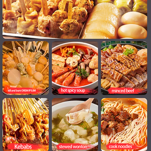 Máquina de cocina Kanto comercial de alta calidad Nueva olla caliente Croqueta 220V Voltaje - Product Image 4