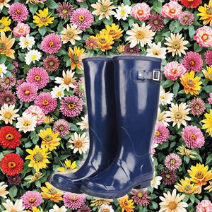 Botas de Lluvia Impermeables de Goma hasta la Rodilla para Mujer, Color Personalizado, Forro de Malla Tipo Caramelo, Zapatos de Agua Modernos para Otoño, Invierno y Verano - Product Image 3