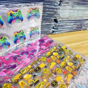 Custom Self-Adhesive UV DTF Cup Wraps Gold Silver Metal 3D Logo Sticker Waterproof PET Material <strong>Transfers</strong> for Tumblers Washable - Product Image 3