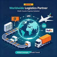 Service mondial de livraison de colis, DHL, UPS, FedEx, EMS, livraison rapide porte-à-porte pour les envois commerciaux et personnels