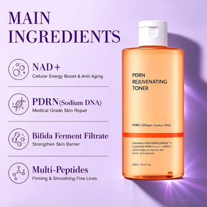 Tonique rajeunissant PDRN avec extraits de plantes à ADN de sodium, hydratation intense, réparation de la barrière cutanée, amélioration de l'élasticité de la peau - Product Image 2