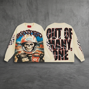 เสื้อสเวตเตอร์คอเต่า Godspeed Fashion Rock Street ผ้าฝ้าย 320 กรัม ระบายอากาศได้ดี ไม่บุซับใน ทรงตรง แขนยาว พิมพ์ลาย สำหรับผู้ชาย - Product Image 3
