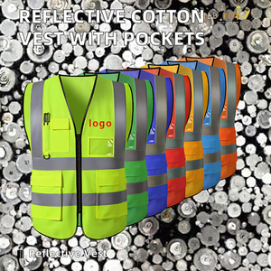 เสื้อกั๊กผ้าโพลีเอสเตอร์สะท้อนแสงแห้งเร็วพิมพ์ลายกำหนดได้เองใช้ได้ทั้งชายและหญิง - Product Image 2